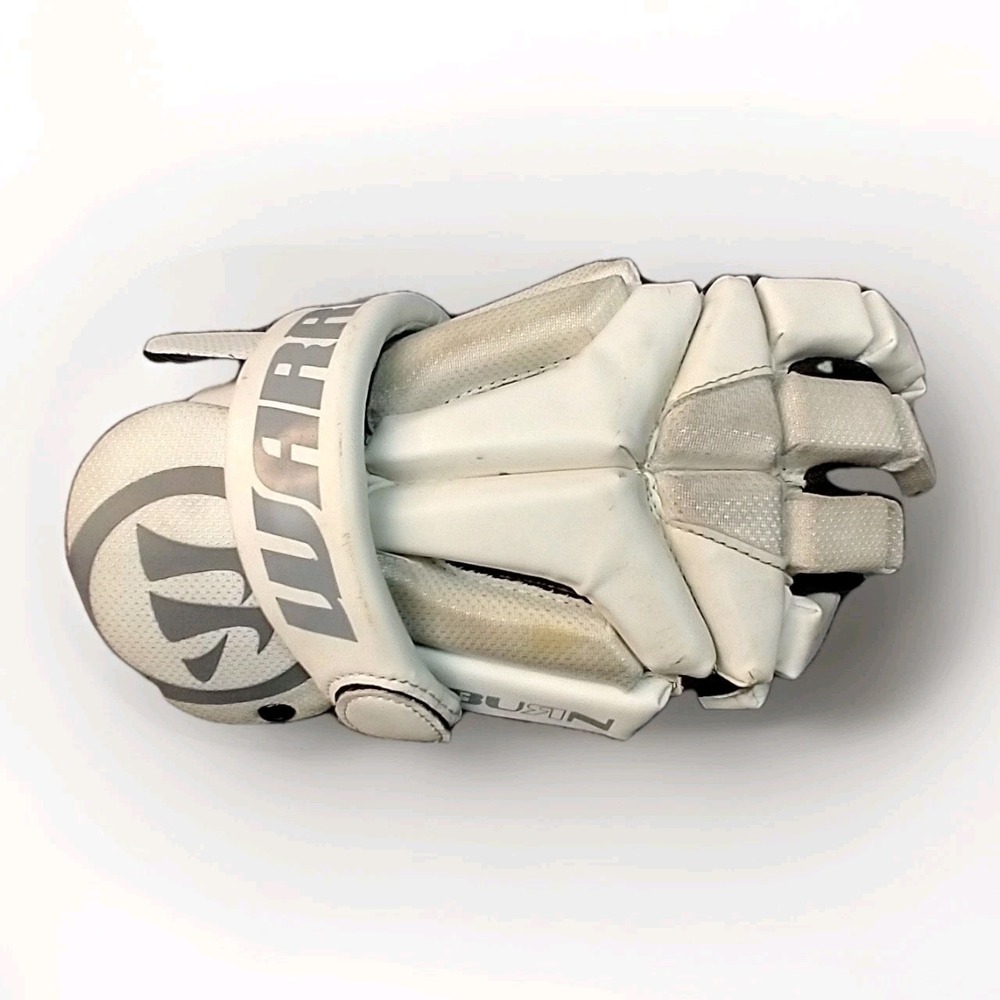 Warrior Burn Lacrosse Glove White Grey Left Hand Only Size Small BGS15WHL